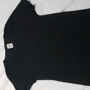 PINK Victoria's Secret black V-neck t shirt